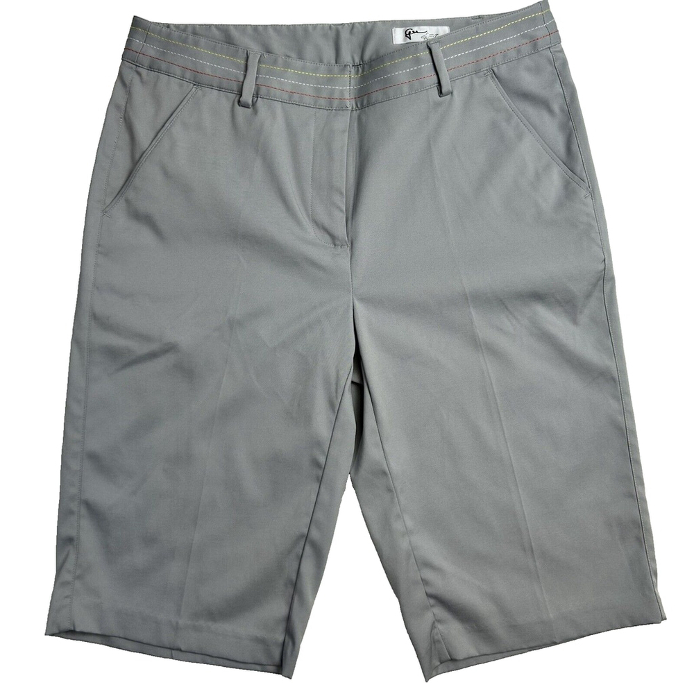 Greg Norman Women's Sz.4 Golf Shorts Casual Sportcore Chino Athletic Active Chic